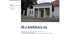 Desktop Screenshot of ib-langkau.de