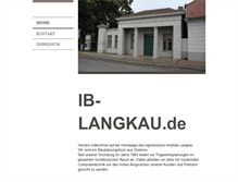 Tablet Screenshot of ib-langkau.de